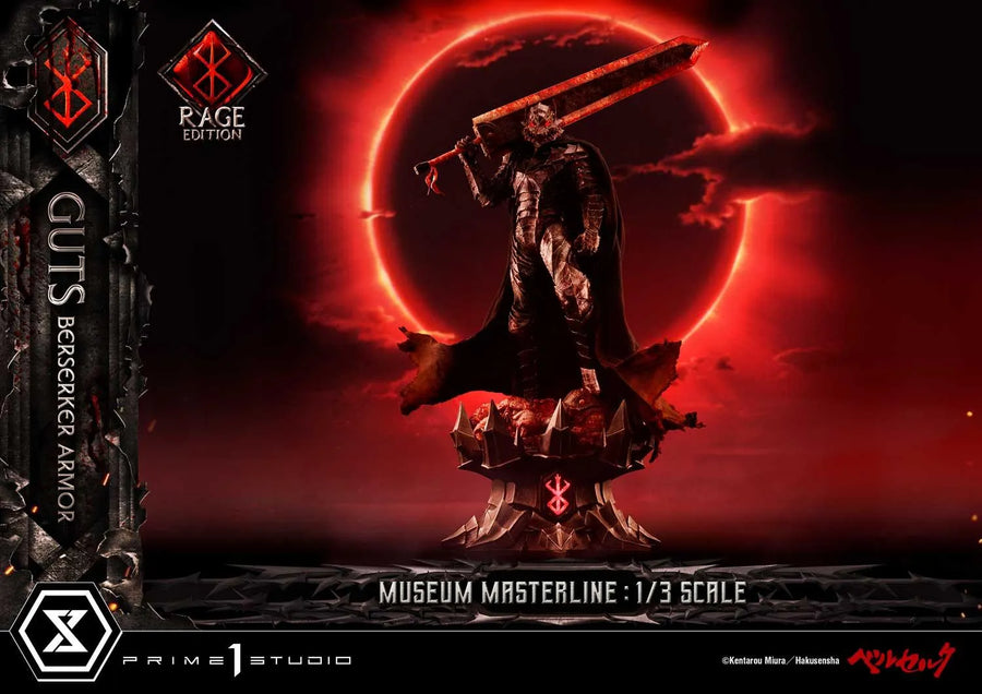 Guts, Berserker Armor (Rage Edition) Berserk – Prime1Studio – ActionFigure Brasil