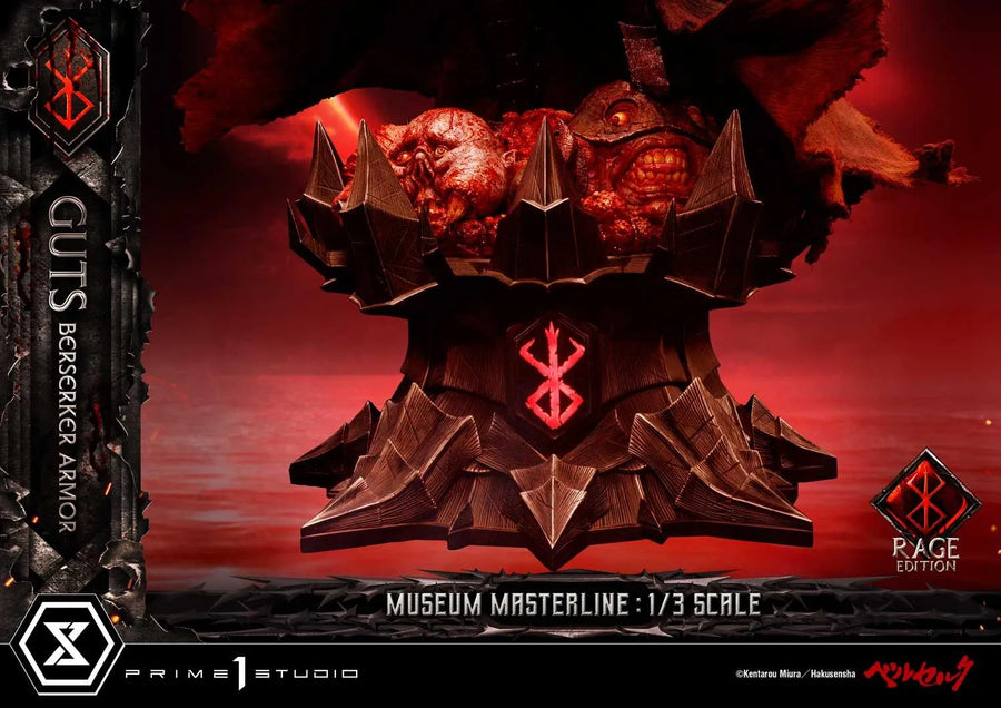 Guts, Berserker Armor (Rage Edition) Berserk – Prime1Studio – ActionFigure Brasil