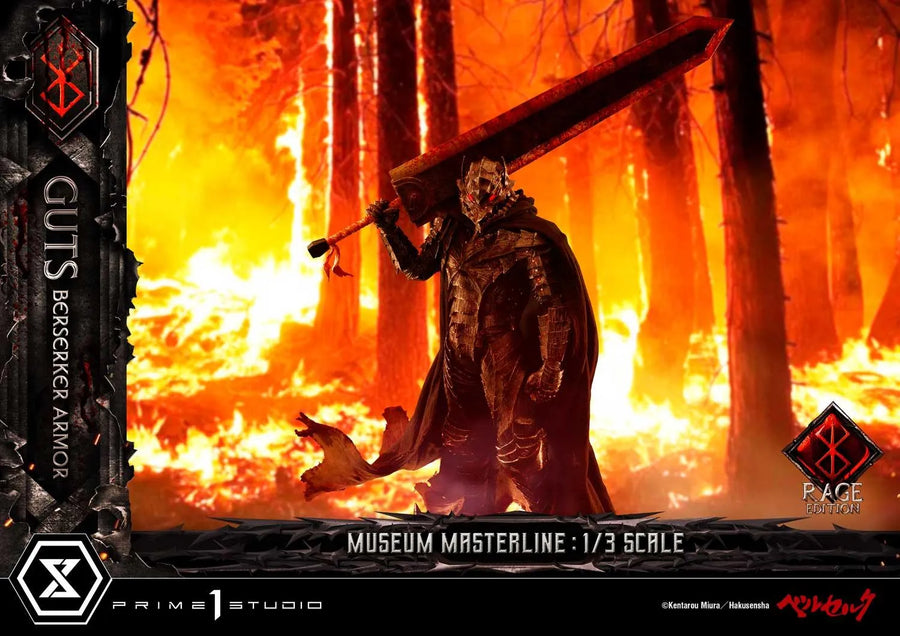 Guts, Berserker Armor (Rage Edition) Berserk – Prime1Studio – ActionFigure Brasil