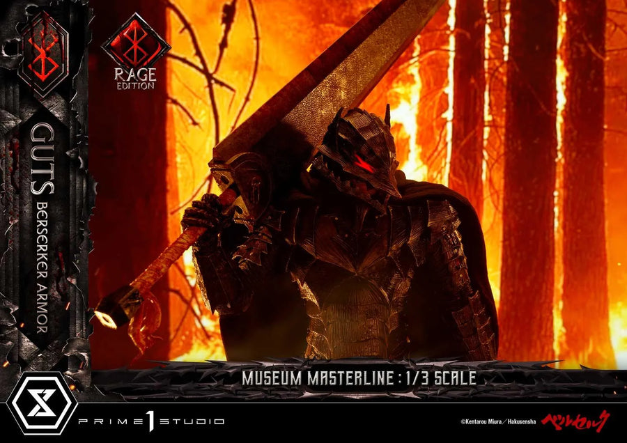 Guts, Berserker Armor (Rage Edition) Berserk – Prime1Studio – ActionFigure Brasil