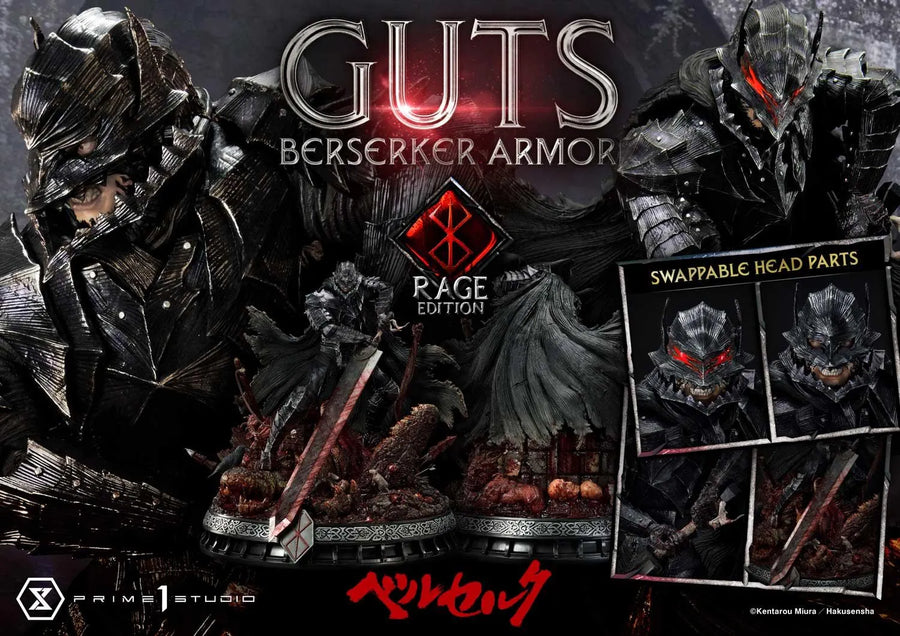 Guts, Berserker Armor (Regular Edition) Berserk – Prime1Studio – ActionFigure Brasil
