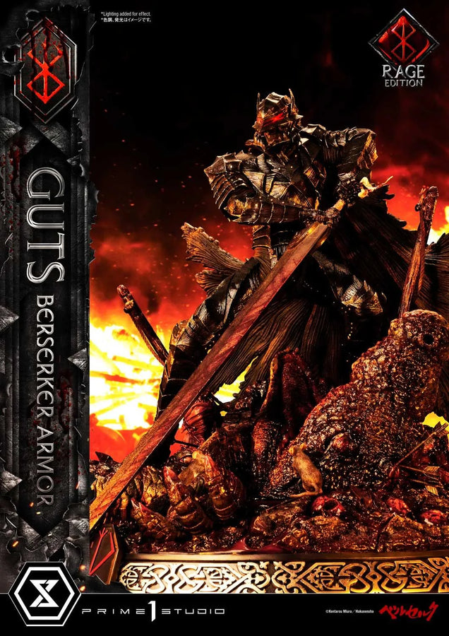 Guts, Berserker Armor (Regular Edition) Berserk – Prime1Studio – ActionFigure Brasil