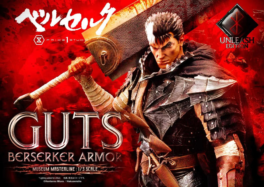 Guts, Berserker Armor (Regular Version) Berserk – Prime1Studio – ActionFigure Brasil