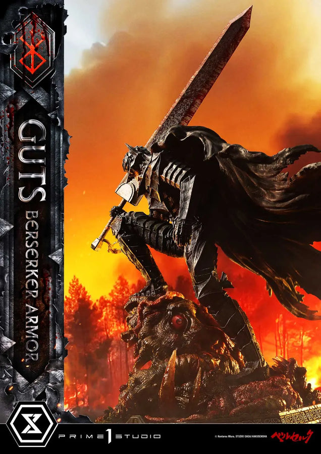Guts, Berserker Armor (Regular Version) Berserk – Prime1Studio – ActionFigure Brasil