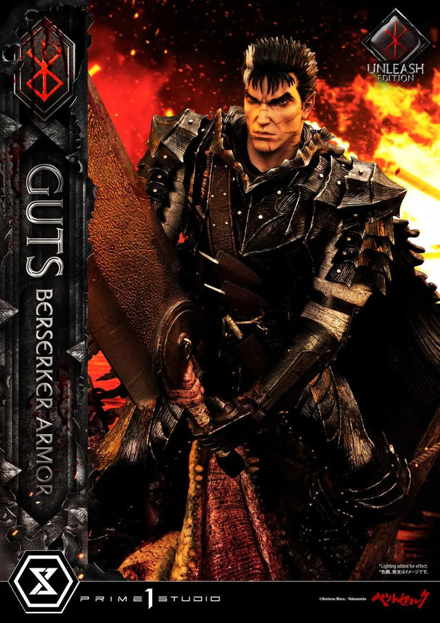 Guts, Berserker Armor (Rgular Edition) Berserk – Prime1Studio – ActionFigure Brasil
