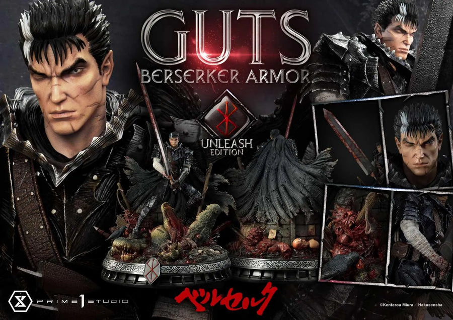 Guts, Berserker Armor (Rgular Edition) Berserk – Prime1Studio – ActionFigure Brasil