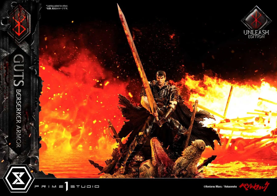 Guts, Berserker Armor (Rgular Edition) Berserk – Prime1Studio – ActionFigure Brasil