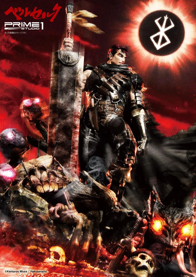 Guts, Black Swordsman (Exclusive Version) Berserk – Prime1Studio – ActionFigure Brasil