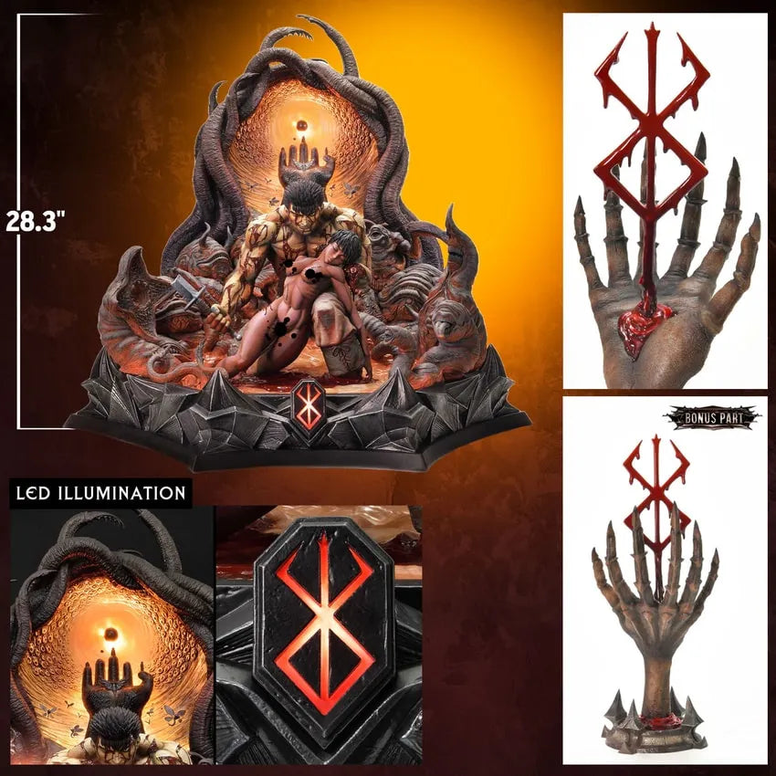 Guts & Casca (Bonus Version) - LIMITED EDITION: TBD (Bonus Version) – Prime 1 Studio – ActionFigure Brasil