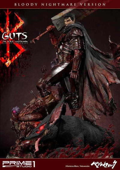 Guts, The Black Swordsman (Bloody Nightmare Version) Berserk – Prime1Studio – ActionFigure Brasil