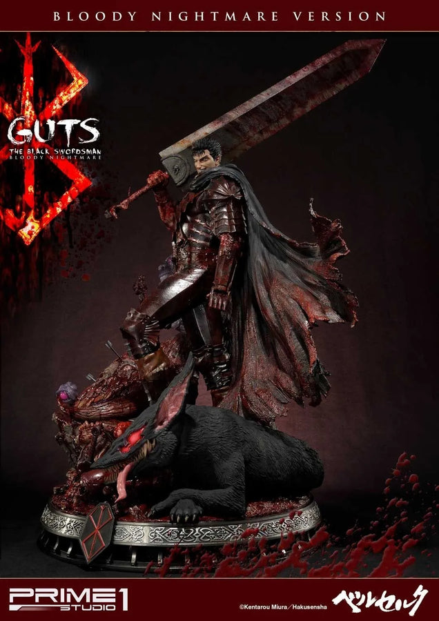 Guts, The Black Swordsman (Bloody Nightmare Version) Berserk – Prime1Studio – ActionFigure Brasil