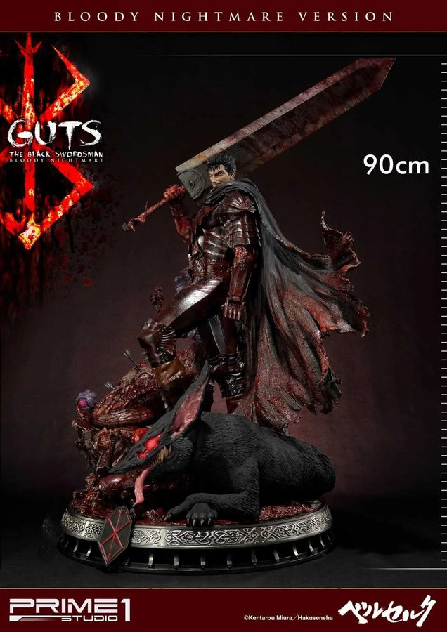 Guts, The Black Swordsman (Bloody Nightmare Version) Berserk – Prime1Studio – ActionFigure Brasil