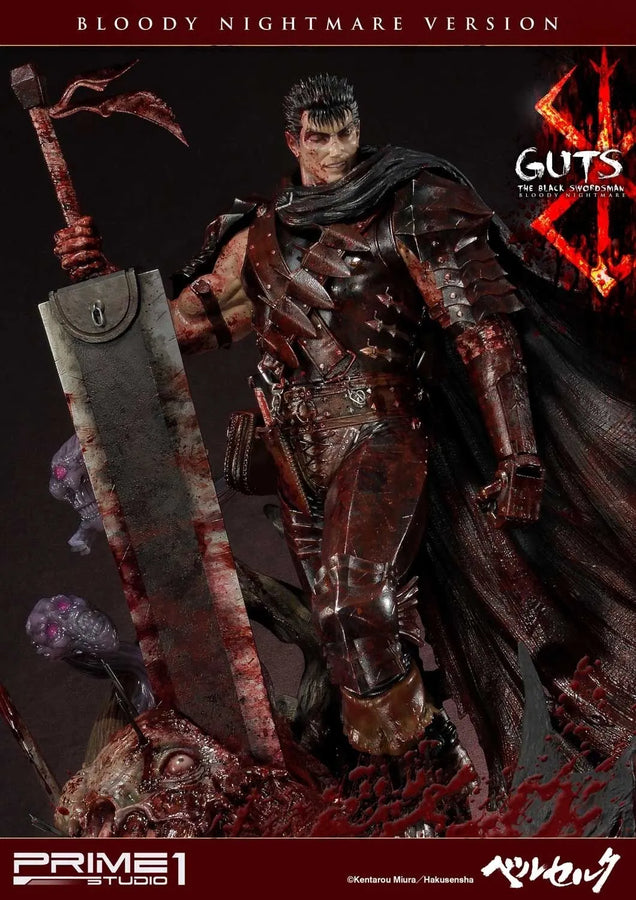 Guts, The Black Swordsman (Bloody Nightmare Version) Berserk – Prime1Studio – ActionFigure Brasil