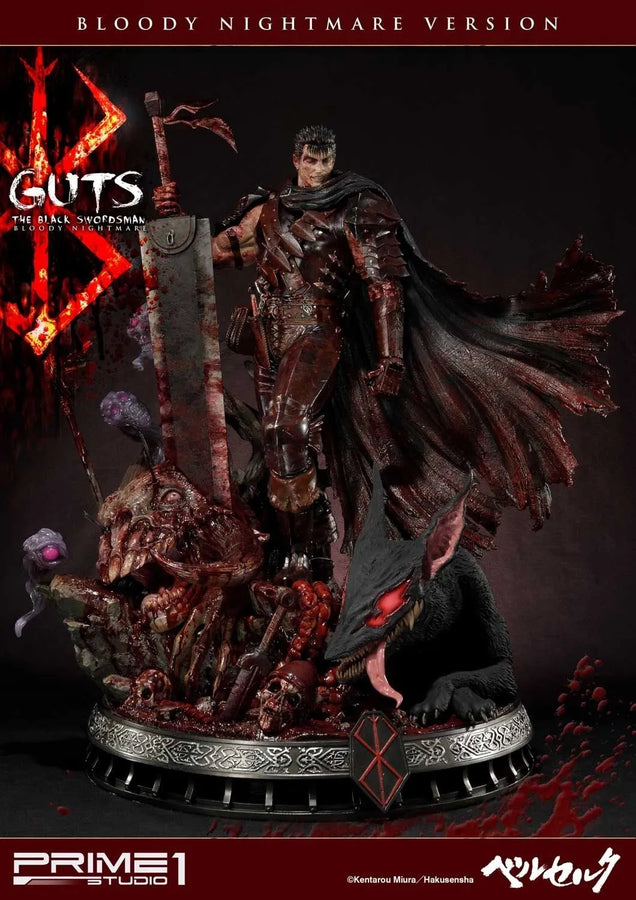 Guts, The Black Swordsman (Bloody Nightmare Version) Berserk – Prime1Studio – ActionFigure Brasil