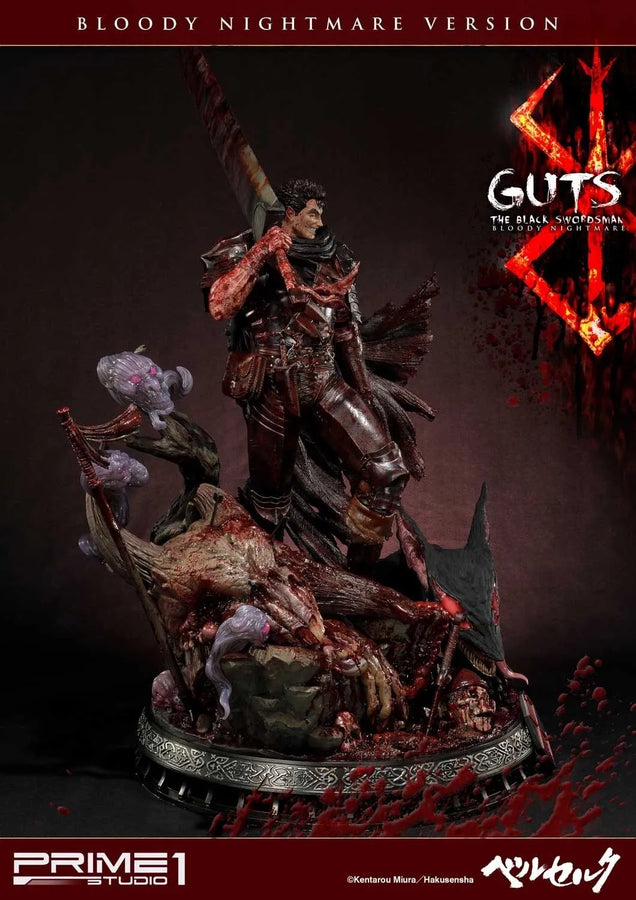 Guts, The Black Swordsman (Bloody Nightmare Version) Berserk – Prime1Studio – ActionFigure Brasil