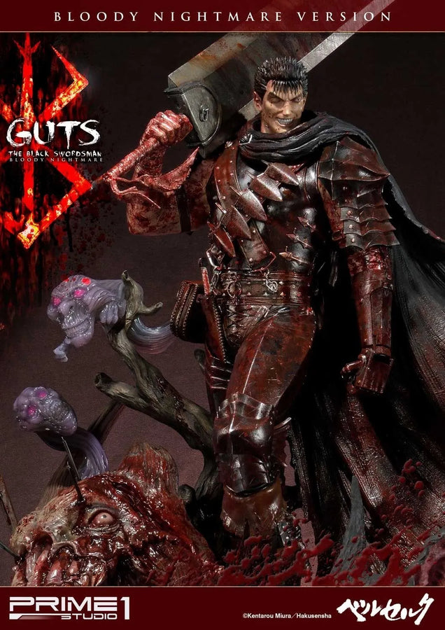 Guts, The Black Swordsman (Bloody Nightmare Version) Berserk – Prime1Studio – ActionFigure Brasil