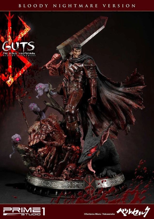 Guts, The Black Swordsman (Bloody Nightmare Version) Berserk – Prime1Studio – ActionFigure Brasil