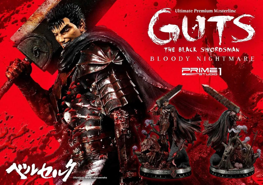 Guts, The Black Swordsman (Bloody Nightmare Version) Berserk – Prime1Studio – ActionFigure Brasil