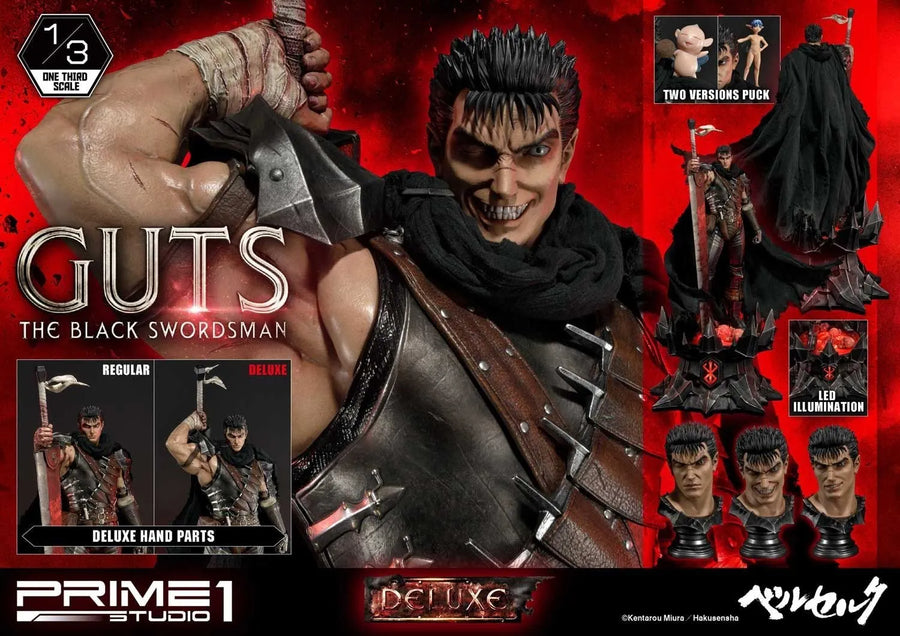 Guts, The Black Swordsman (Deluxe Version) Berserk – Prime1Studio – ActionFigure Brasil