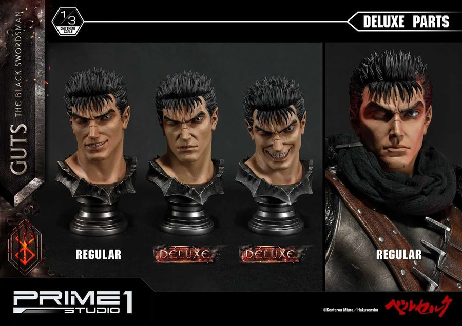 Guts, The Black Swordsman (Deluxe Version) Berserk – Prime1Studio – ActionFigure Brasil