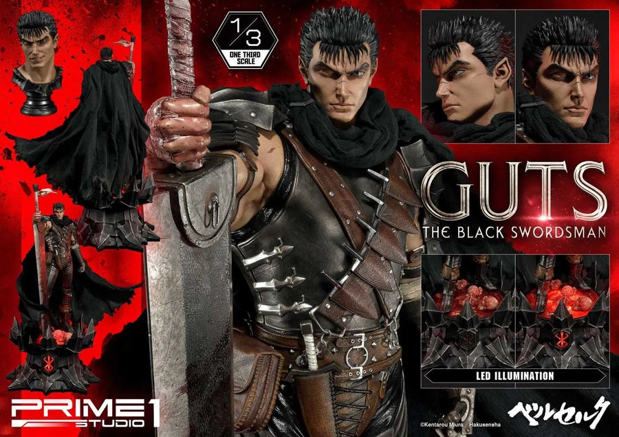 Guts, The Black Swordsman (Regular Version) Berserk – Prime1Studio – ActionFigure Brasil