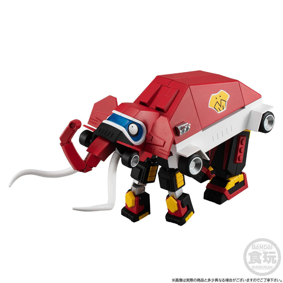Gyakuten! Ippatsuman - Sankan-Oh - Bandai Shokugan - Candy Toy - SMP - Tokkyu Mammoth SP Set (Bandai) [Shop Exclusive]ㅤ – Bandai – ActionFigureBrasil