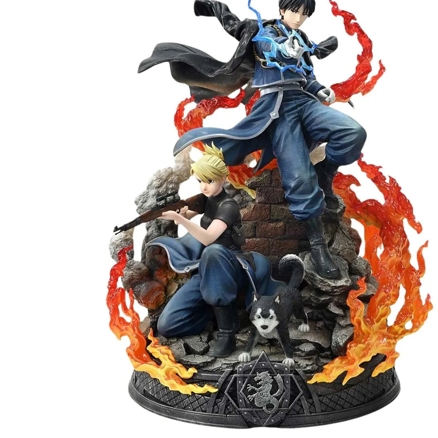 Hagane no Renkinjutsushi Fullmetal Alchemist - Black Hayate - Riza Hawkeye - Roy Mustang - Concept Masterline (CMFMA-02) - 1/6 (Prime 1 Studio)ㅤ – Prime 1 Studio – ActionFigure Brasil