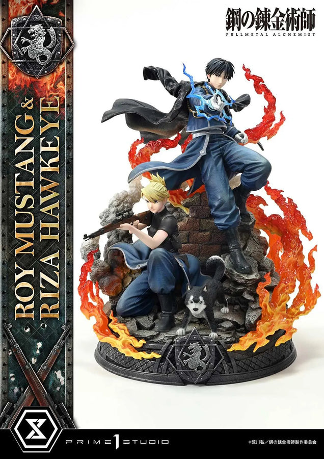 Hagane no Renkinjutsushi Fullmetal Alchemist - Black Hayate - Riza Hawkeye - Roy Mustang - Concept Masterline (CMFMA-02) - 1/6 (Prime 1 Studio)ㅤ – Prime 1 Studio – ActionFigure Brasil