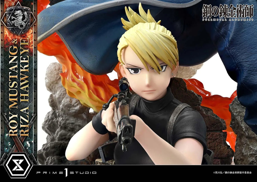 Hagane no Renkinjutsushi Fullmetal Alchemist - Black Hayate - Riza Hawkeye - Roy Mustang - Concept Masterline (CMFMA-02) - 1/6 (Prime 1 Studio)ㅤ – Prime 1 Studio – ActionFigure Brasil