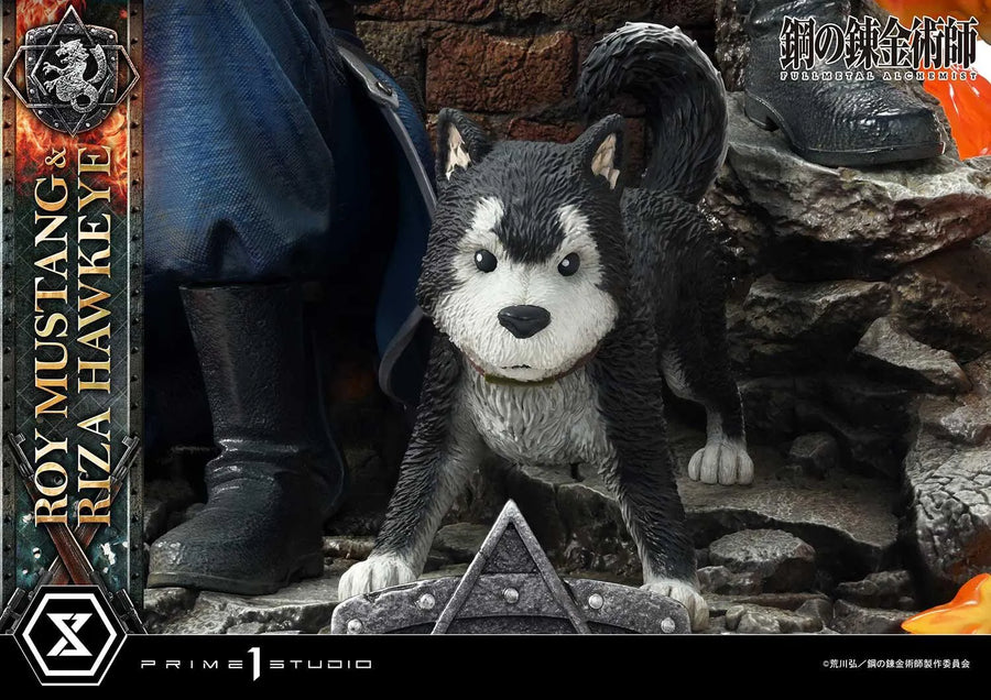 Hagane no Renkinjutsushi Fullmetal Alchemist - Black Hayate - Riza Hawkeye - Roy Mustang - Concept Masterline (CMFMA-02) - 1/6 (Prime 1 Studio)ㅤ – Prime 1 Studio – ActionFigure Brasil