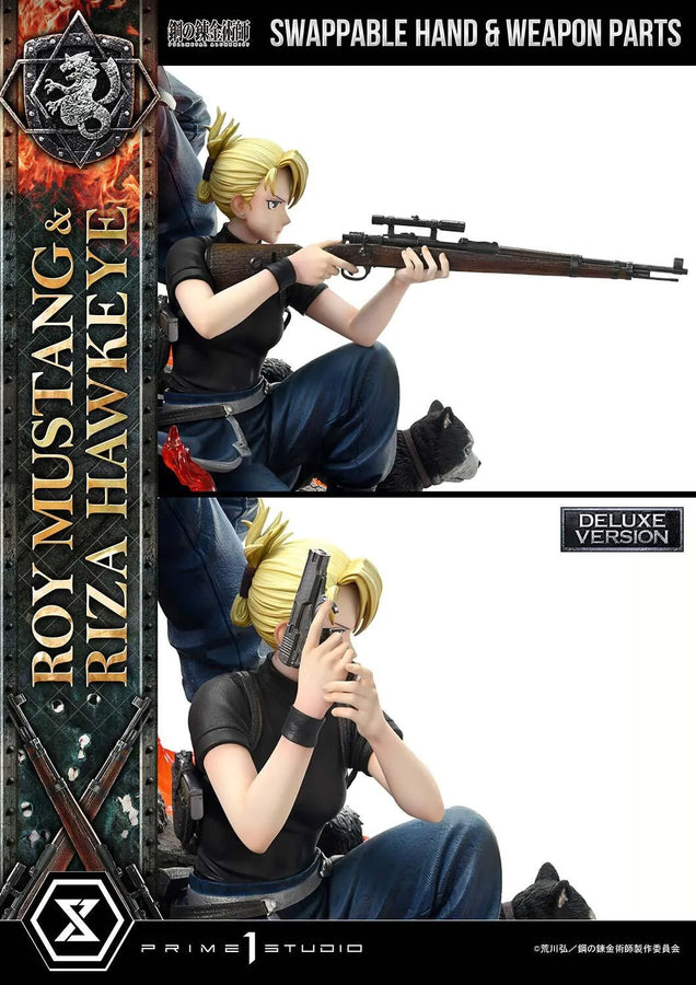 Hagane no Renkinjutsushi Fullmetal Alchemist - Black Hayate - Riza Hawkeye - Roy Mustang - Concept Masterline (CMFMA-02DX) - 1/6 - DX Version (Prime 1 Studio)ㅤ – Prime 1 Studio – ActionFigure Brasil