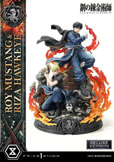 Hagane no Renkinjutsushi Fullmetal Alchemist - Black Hayate - Riza Hawkeye - Roy Mustang - Concept Masterline (CMFMA-02DX) - 1/6 - DX Version (Prime 1 Studio)ㅤ – Prime 1 Studio – ActionFigureBrasil — ângulo diferente