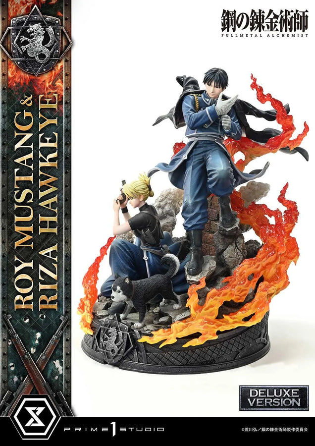 Hagane no Renkinjutsushi Fullmetal Alchemist - Black Hayate - Riza Hawkeye - Roy Mustang - Concept Masterline (CMFMA-02DX) - 1/6 - DX Version (Prime 1 Studio)ㅤ – Prime 1 Studio – ActionFigure Brasil