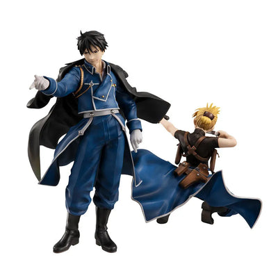 Hagane no Renkinjutsushi Fullmetal Alchemist - Riza Hawkeye & Roy Mustang - Precious G.E.M. - Set - 2025 Re-release (MegaHouse) [Shop Exclusive]ㅤ – MegaHouse – ActionFigure Brasil — ângulo diferente