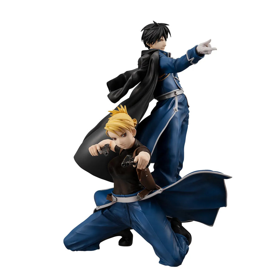 Hagane no Renkinjutsushi Fullmetal Alchemist - Roy Mustang - Riza Hawkeye - Precious G.E.M. - Set (MegaHouse) [Shop Exclusive]ㅤ – MegaHouse – ActionFigure Brasil
