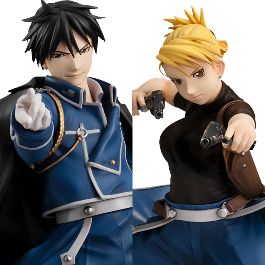 Hagane no Renkinjutsushi Fullmetal Alchemist - Roy Mustang - Riza Hawkeye - Precious G.E.M. - Set (MegaHouse) [Shop Exclusive]ㅤ – MegaHouse – ActionFigure Brasil