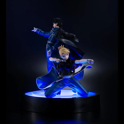 Hagane no Renkinjutsushi Fullmetal Alchemist - Roy Mustang - Riza Hawkeye - Precious G.E.M. - Set (MegaHouse) [Shop Exclusive]ㅤ – MegaHouse – ActionFigure Brasil — iluminação de estúdio