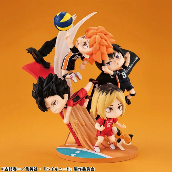 Haikyuu!! - Hinata Shouyou - Kageyama Tobio - Kozume Kenma - Kuroo Tetsurou - FigUnity (MegaHouse)ㅤ – MegaHouse – ActionFigure Brasil