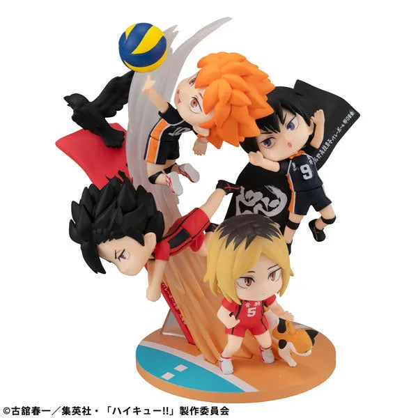 Haikyuu!! - Hinata Shouyou - Kageyama Tobio - Kozume Kenma - Kuroo Tetsurou - FigUnity (MegaHouse)ㅤ – MegaHouse – ActionFigure Brasil