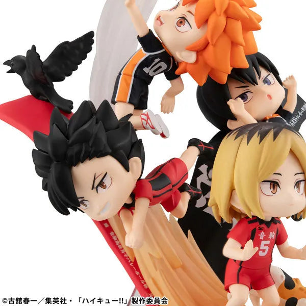 Haikyuu!! - Hinata Shouyou - Kageyama Tobio - Kozume Kenma - Kuroo Tetsurou - FigUnity (MegaHouse)ㅤ – MegaHouse – ActionFigure Brasil