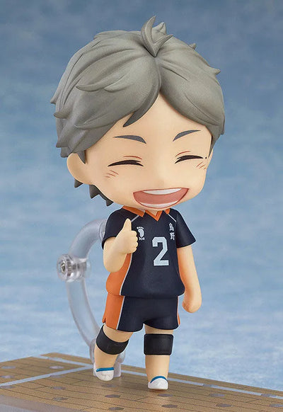 Haikyuu!! Karasuno Koukou VS Shiratorizawa Gakuen Koukou - Sugawara Koushi - Nendoroid #665 - 2024 Re-release (Good Smile Company, Orange Rouge)ㅤ – Good Smile Company – ActionFigureBrasil — embalagem