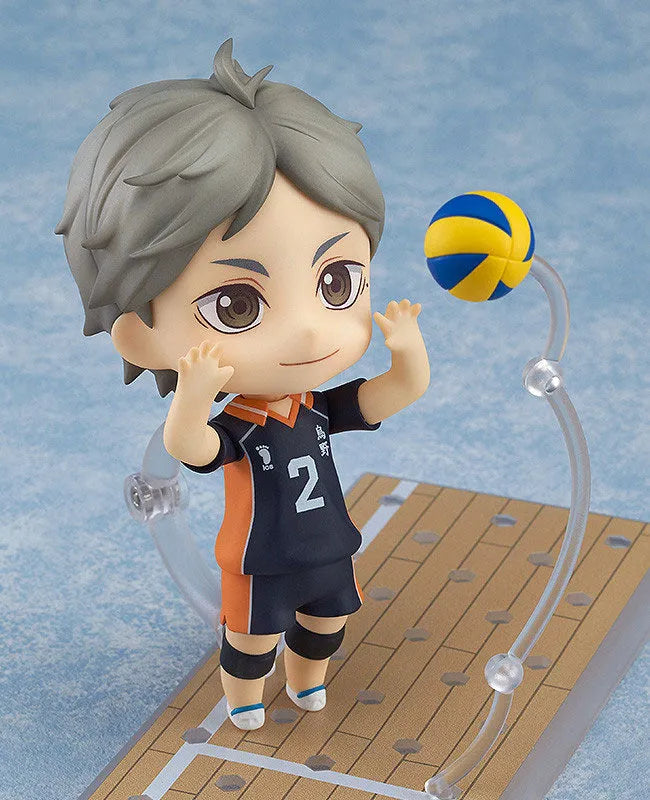 Haikyuu!! Karasuno Koukou VS Shiratorizawa Gakuen Koukou - Sugawara Koushi - Nendoroid #665 - 2024 Re-release (Good Smile Company, Orange Rouge)ㅤ – Good Smile Company – ActionFigure Brasil