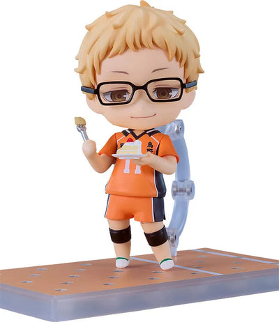 Haikyuu!! - Tsukishima Kei - Nendoroid #2817 - The New Karasuno Ver. (Good Smile Company, Orange Rouge)ㅤ – Orange Rouge as ManufacturerGood Smile Company – ActionFigure Brasil
