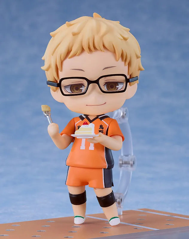 Haikyuu!! - Tsukishima Kei - Nendoroid #2817 - The New Karasuno Ver. (Good Smile Company, Orange Rouge)ㅤ – Orange Rouge as ManufacturerGood Smile Company – ActionFigure Brasil
