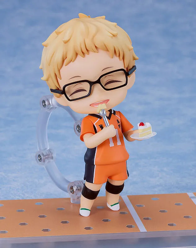 Haikyuu!! - Tsukishima Kei - Nendoroid #2817 - The New Karasuno Ver. (Good Smile Company, Orange Rouge)ㅤ – Orange Rouge as ManufacturerGood Smile Company – ActionFigure Brasil