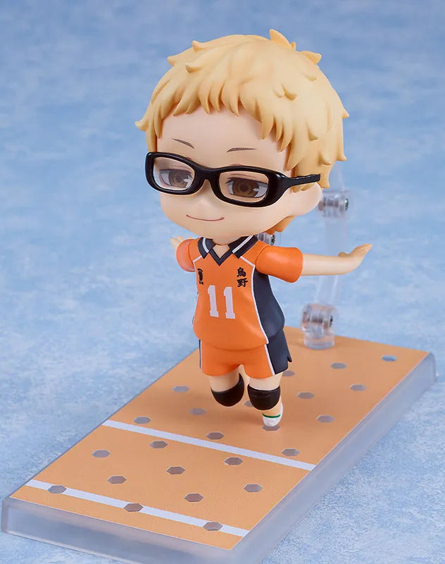 Haikyuu!! - Tsukishima Kei - Nendoroid #2817 - The New Karasuno Ver. (Good Smile Company, Orange Rouge)ㅤ – Orange Rouge as ManufacturerGood Smile Company – ActionFigure Brasil