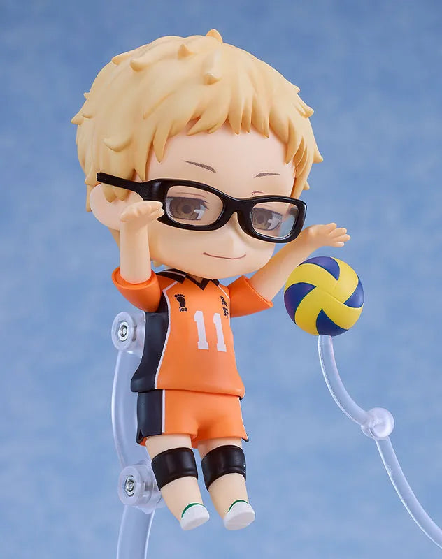 Haikyuu!! - Tsukishima Kei - Nendoroid #2817 - The New Karasuno Ver. (Good Smile Company, Orange Rouge)ㅤ – Orange Rouge as ManufacturerGood Smile Company – ActionFigure Brasil