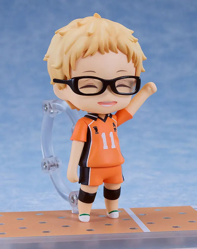 Haikyuu!! - Tsukishima Kei - Nendoroid #2817 - The New Karasuno Ver. (Good Smile Company, Orange Rouge)ㅤ – Orange Rouge – ActionFigureBrasil — ambientada