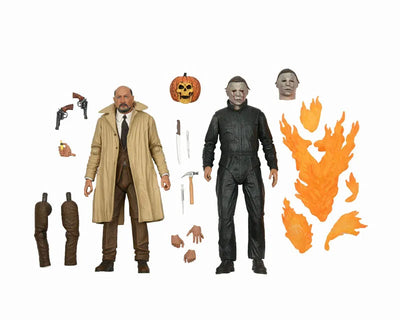 Halloween II Boogeyman Michael Myers vs Sam Loomis Ultimate 7 Inch Action Figure 2PKㅤ – Neca – ActionFigure Brasil