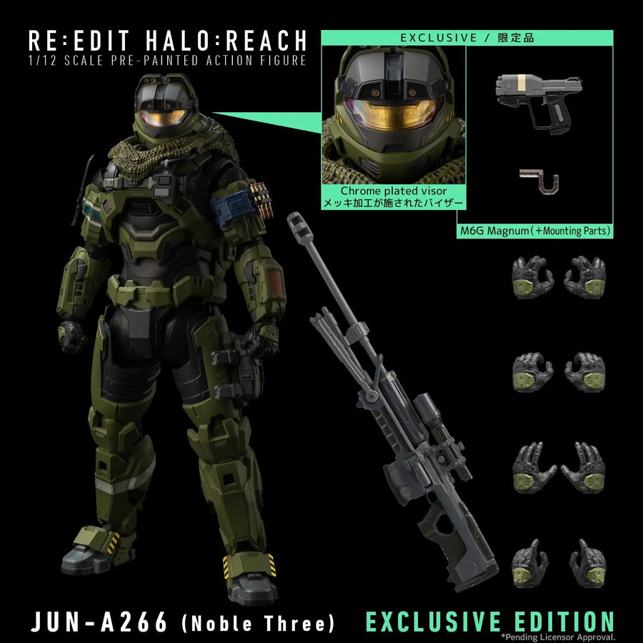 Halo Reach - Jun-A266 - RE:EDIT - Exclusive Edition (1000Toys) [Shop Exclusive]ㅤ – 1000Toys – ActionFigure Brasil